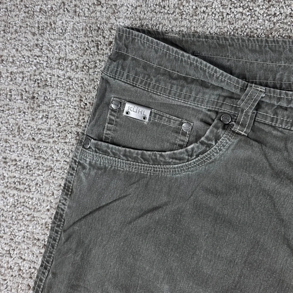 KUHL Mens Revolvr Pants Utility Hiking Work Outdoor Casual Size 40x32 Distressed